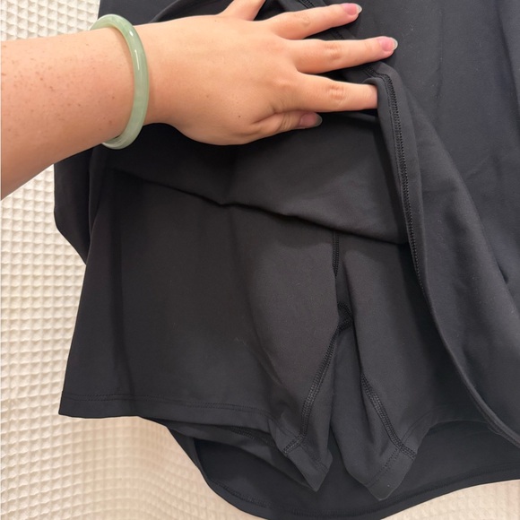 Black Athletic Tennis Dress w/ Shorts - size L NWOT - Picture 3 of 5